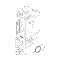 Whirlpool ED5RHEXNL00 refrigerator liner parts diagram
