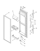 Refrigerator door parts