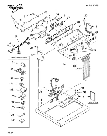 Top and console parts