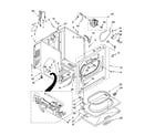 Whirlpool GGW9878PG0 cabinet parts diagram