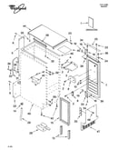 Cabinet liner and door parts