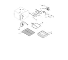 Whirlpool GR450LXLB0 oven parts, miscellaneous parts diagram