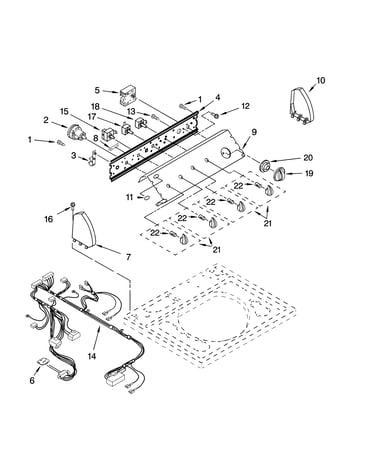 Control panel parts