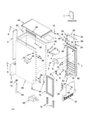 Cabinet liner and door parts