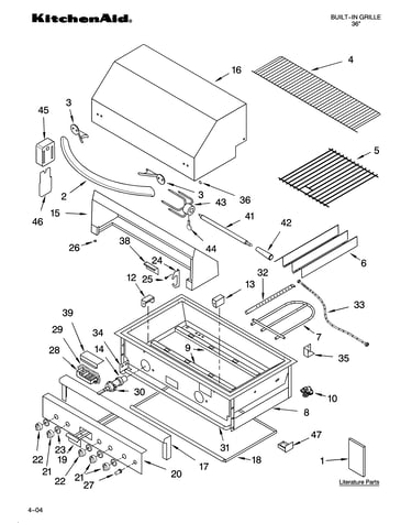 Grille parts