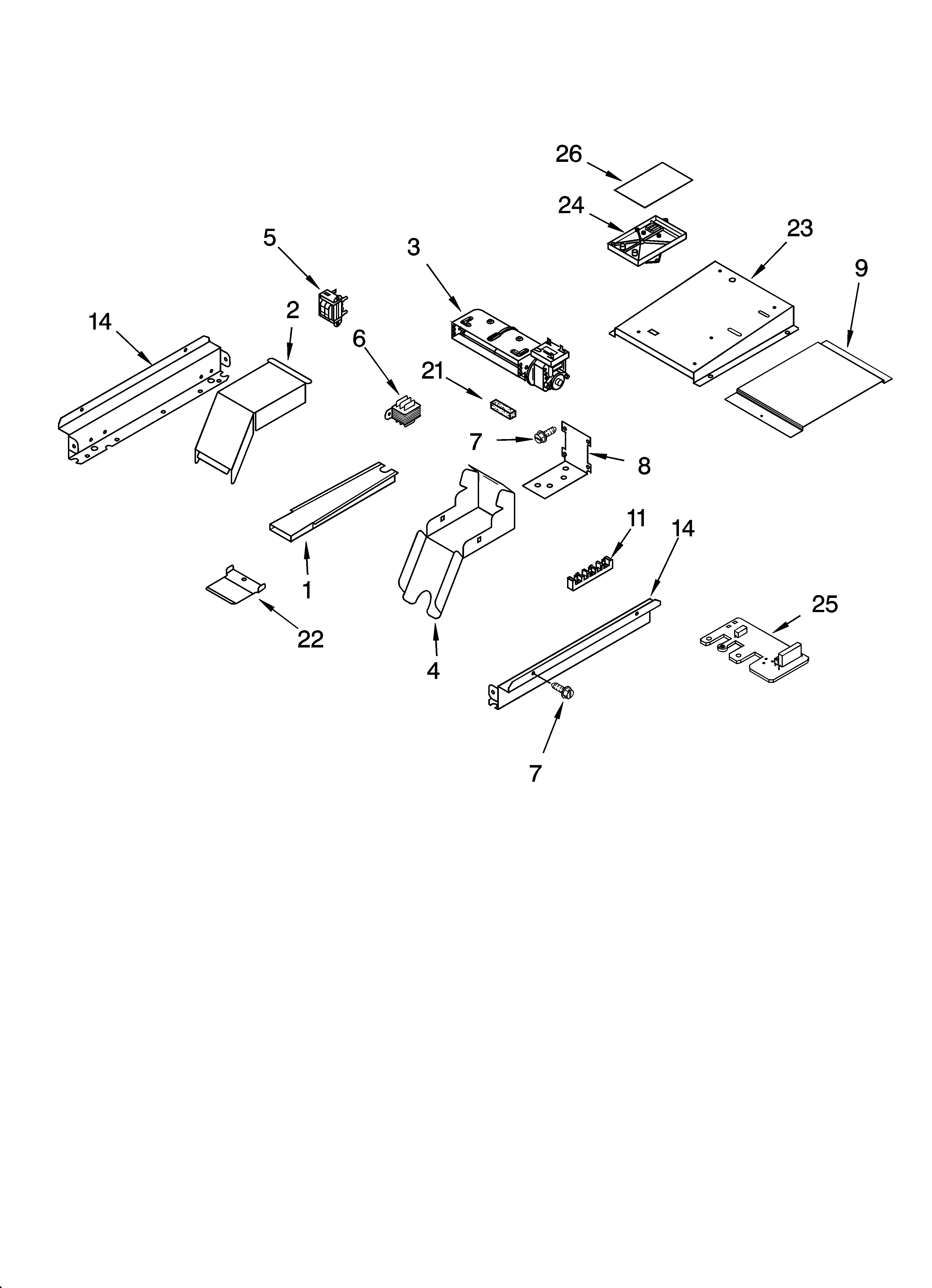Top venting parts