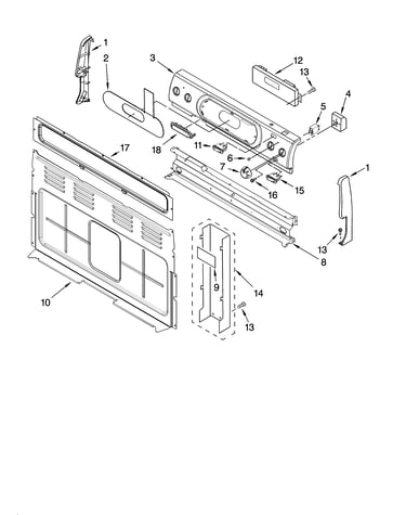 Control panel parts