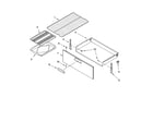 KitchenAid KERI201PBS0 drawer & broiler parts, miscellaneous parts diagram