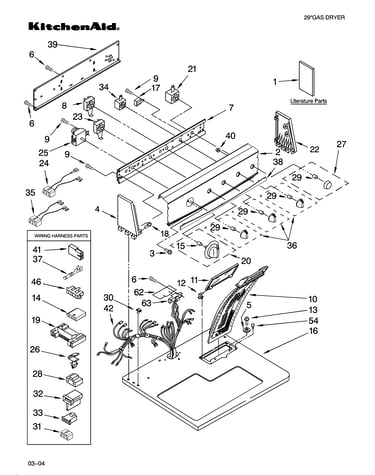 Top and console parts