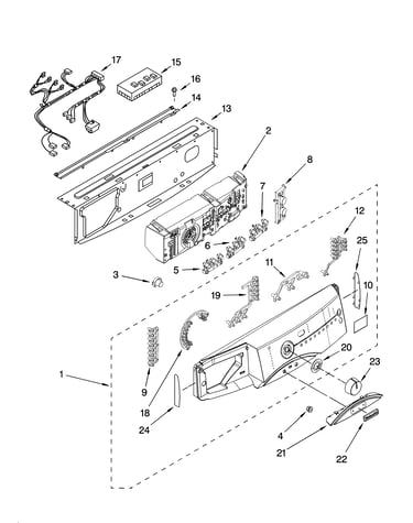 Control panel parts