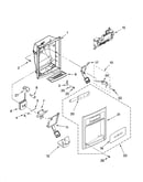 Dispenser front parts
