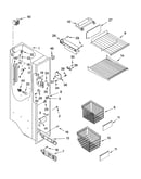 Freezer liner parts