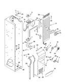 Freezer liner and air flow parts