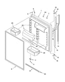 Refrigerator door parts
