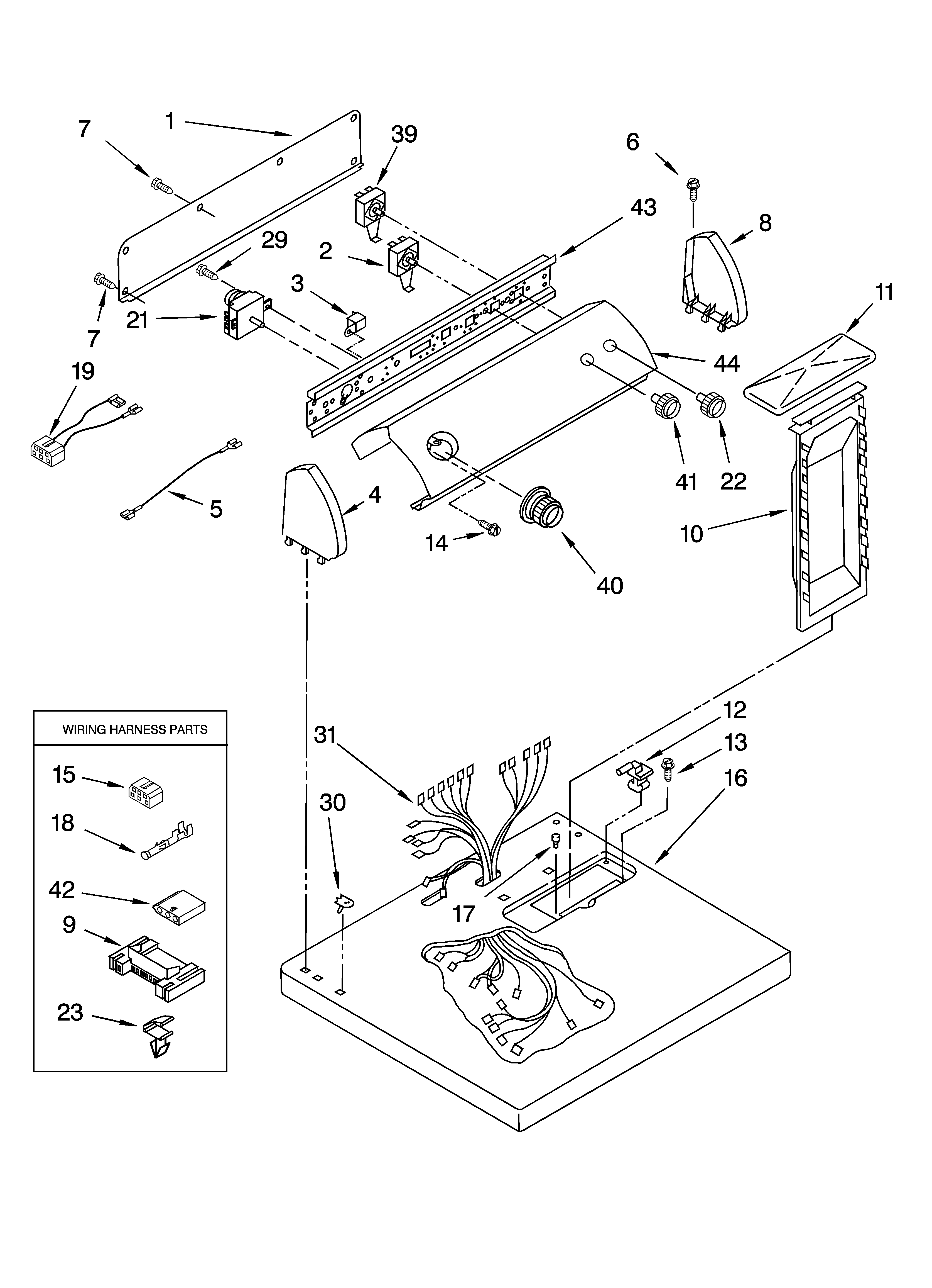 TOP AND CONSOLE PARTS