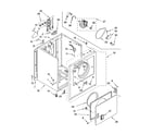 Whirlpool LEB6000PQ0 cabinet parts diagram