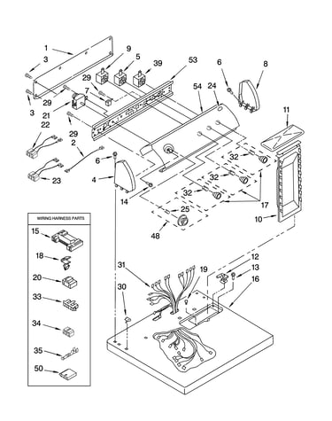 Top and console parts