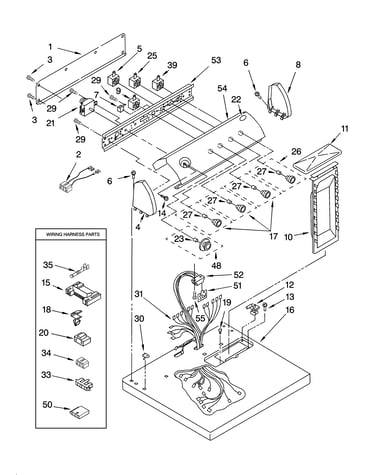 Top and console parts