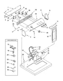 Top and console parts optional parts (not included)