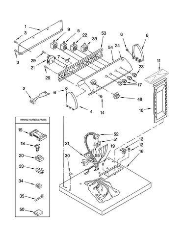 Top and console parts