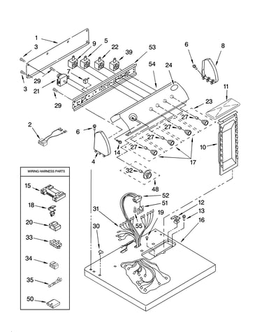Top and console parts optional parts (not included)