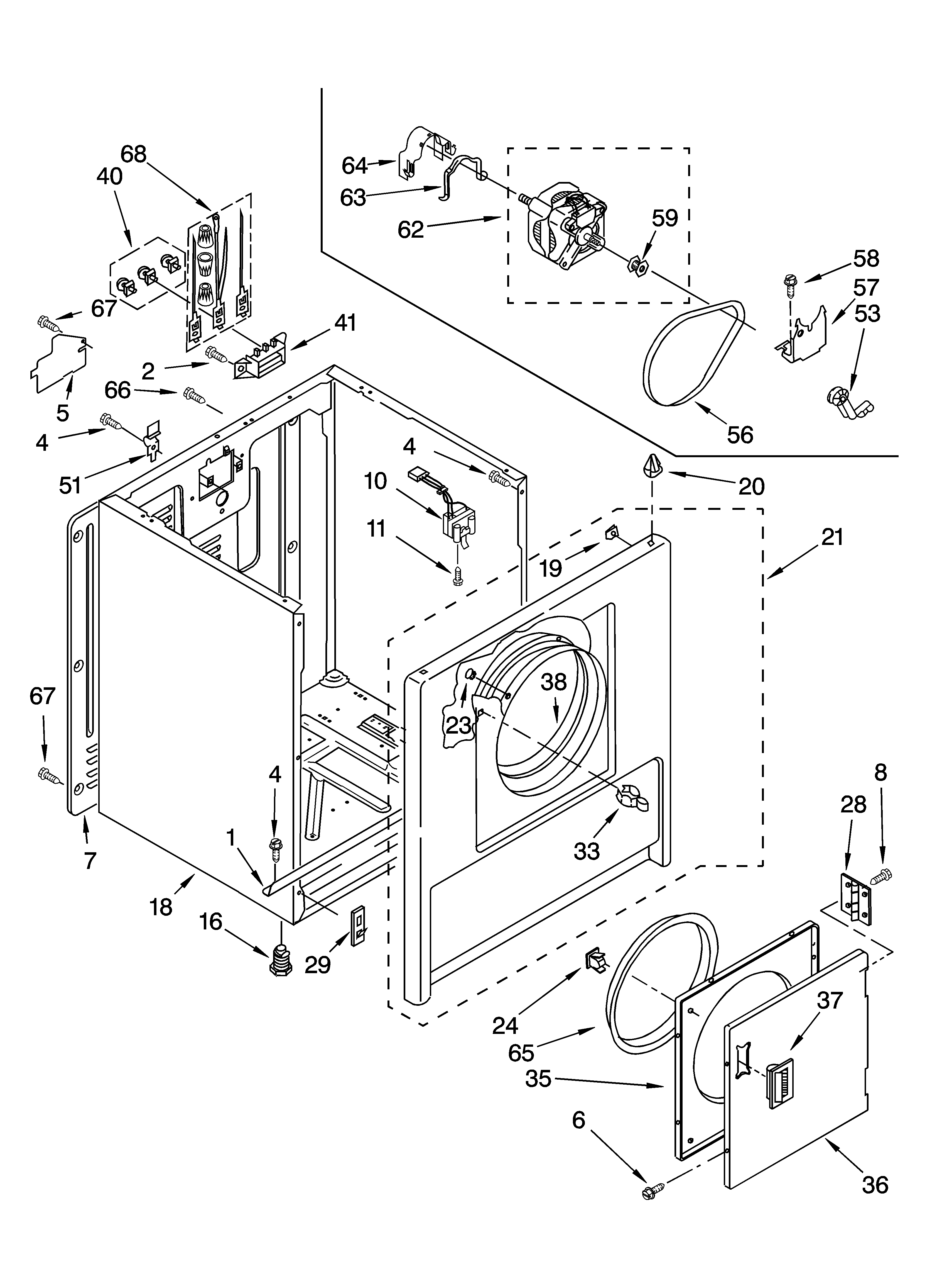 Cabinet parts
