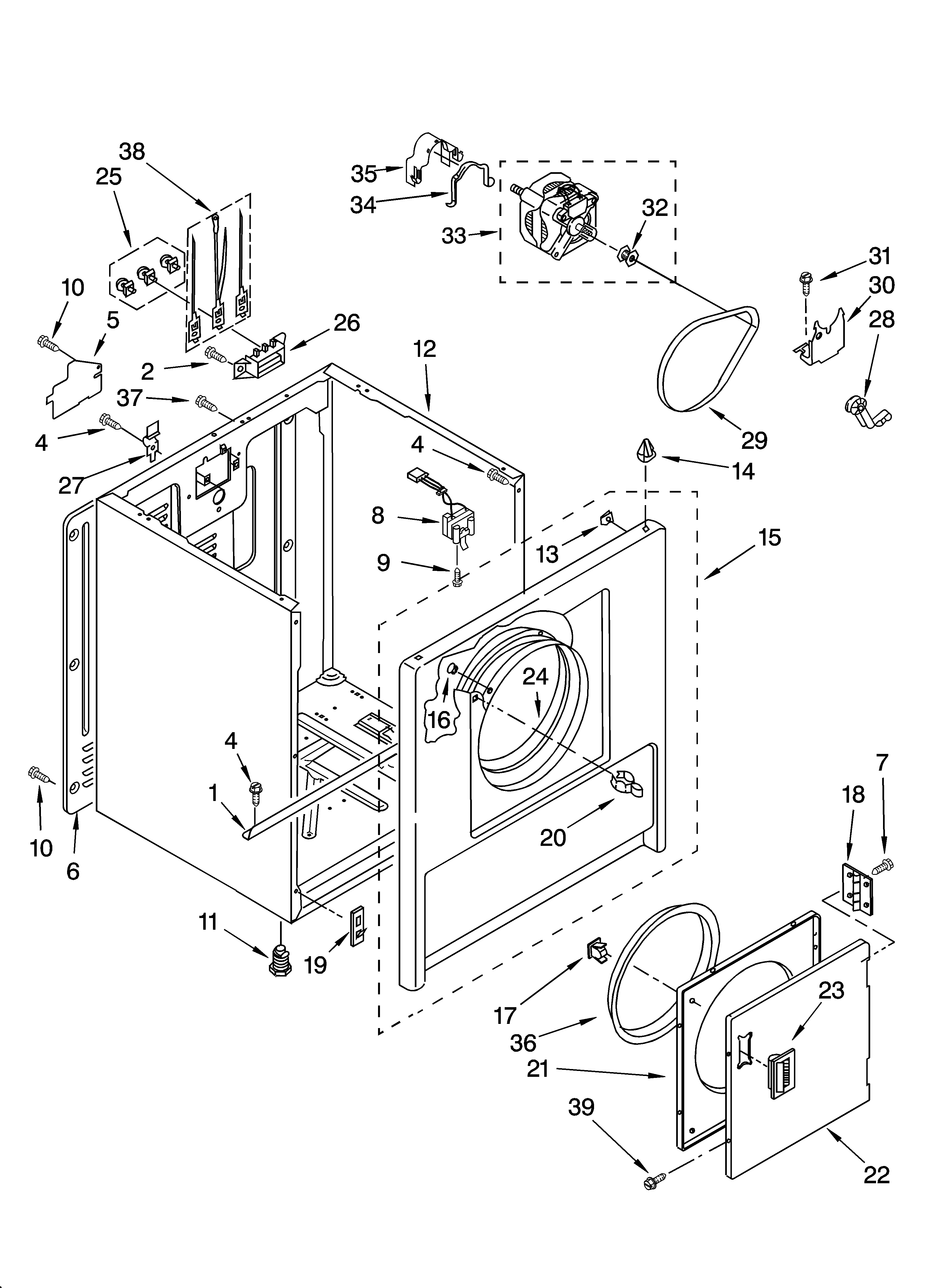 Cabinet parts