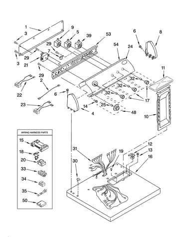 Top and console parts optional parts (not included)