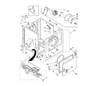 Whirlpool LGB6000PQ0 cabinet parts diagram