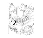 Whirlpool LGB6300LW1 cabinet parts diagram