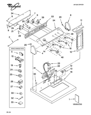 Top and console parts optional parts (not included)