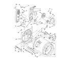Whirlpool LGQ7030KQ2 bulkhead parts diagram