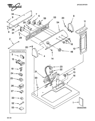 Top and console parts optional parts (not included)
