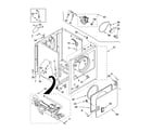 Whirlpool LGR4634PT0 cabinet parts diagram