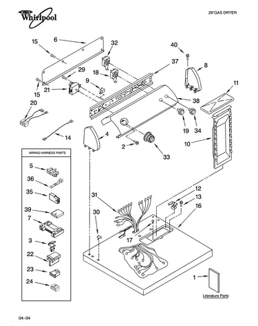 Top and console parts