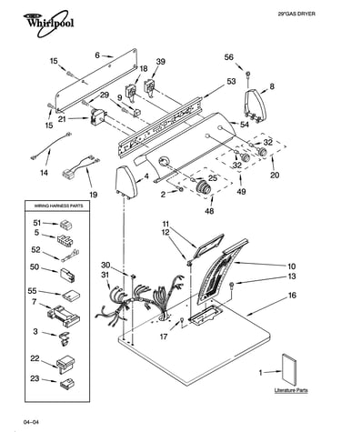Top and console parts