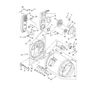 Whirlpool LGR5636LT1 bulkhead parts diagram