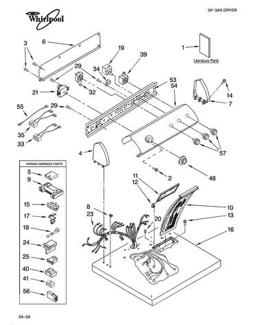 Top and console parts