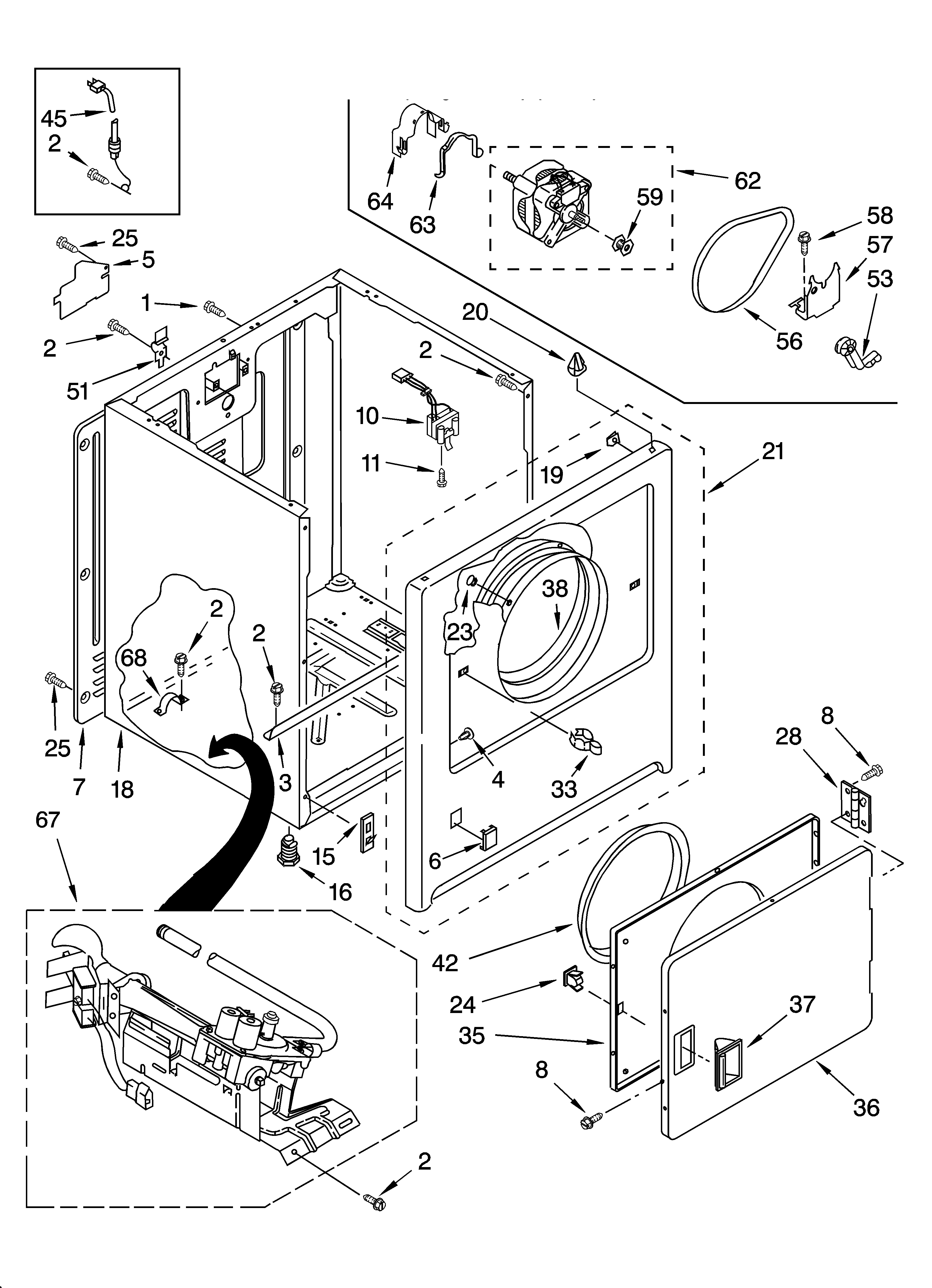 Cabinet parts