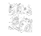 Whirlpool LGR8620PG0 bulkhead parts diagram