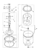 Agitator, basket and tub parts