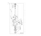 Whirlpool LSR7010PQ0 brake and drive tube parts diagram