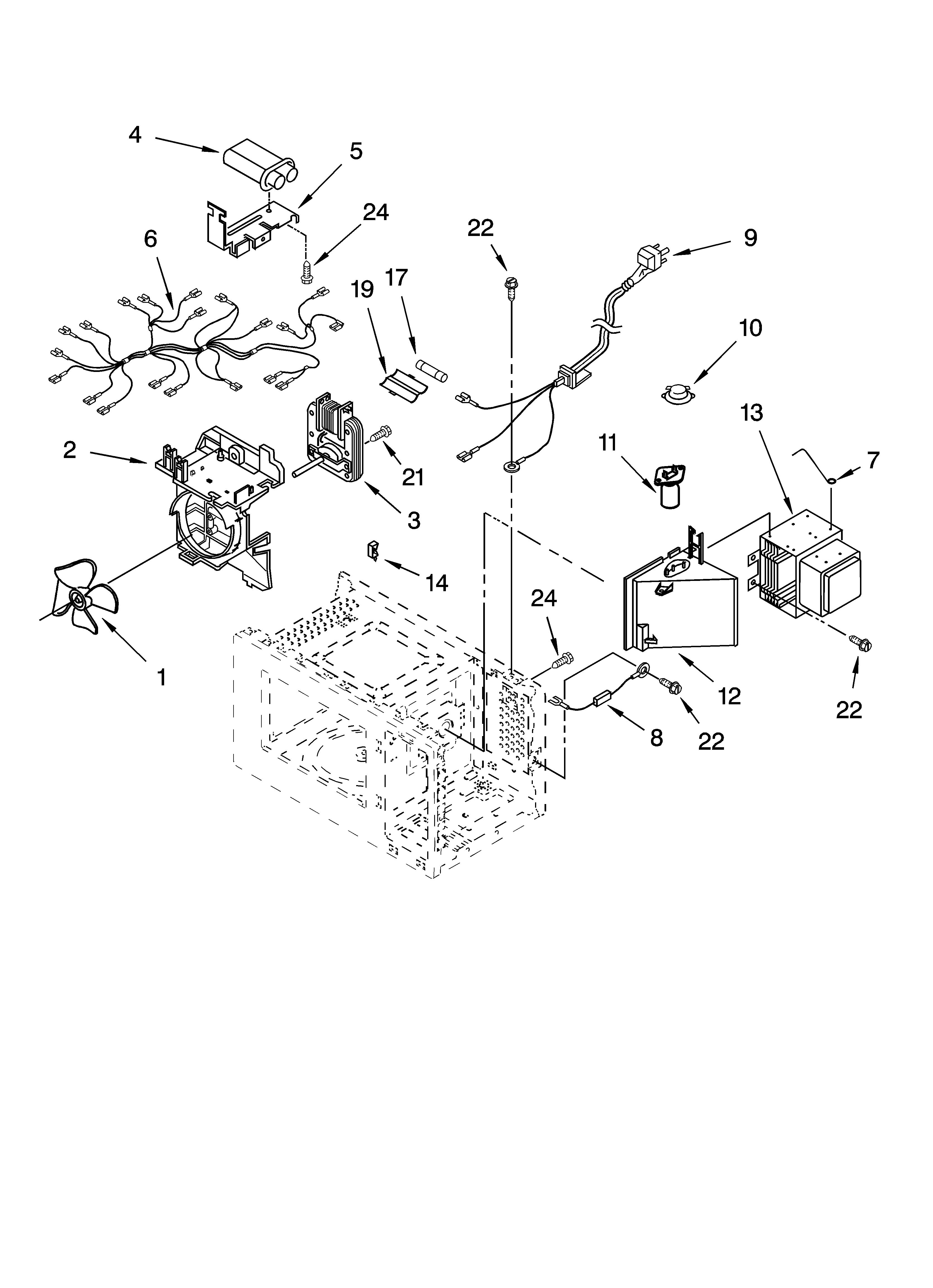 Oven interior parts