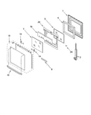 Oven door parts