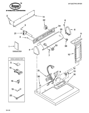 Top and console parts optional parts (not included)