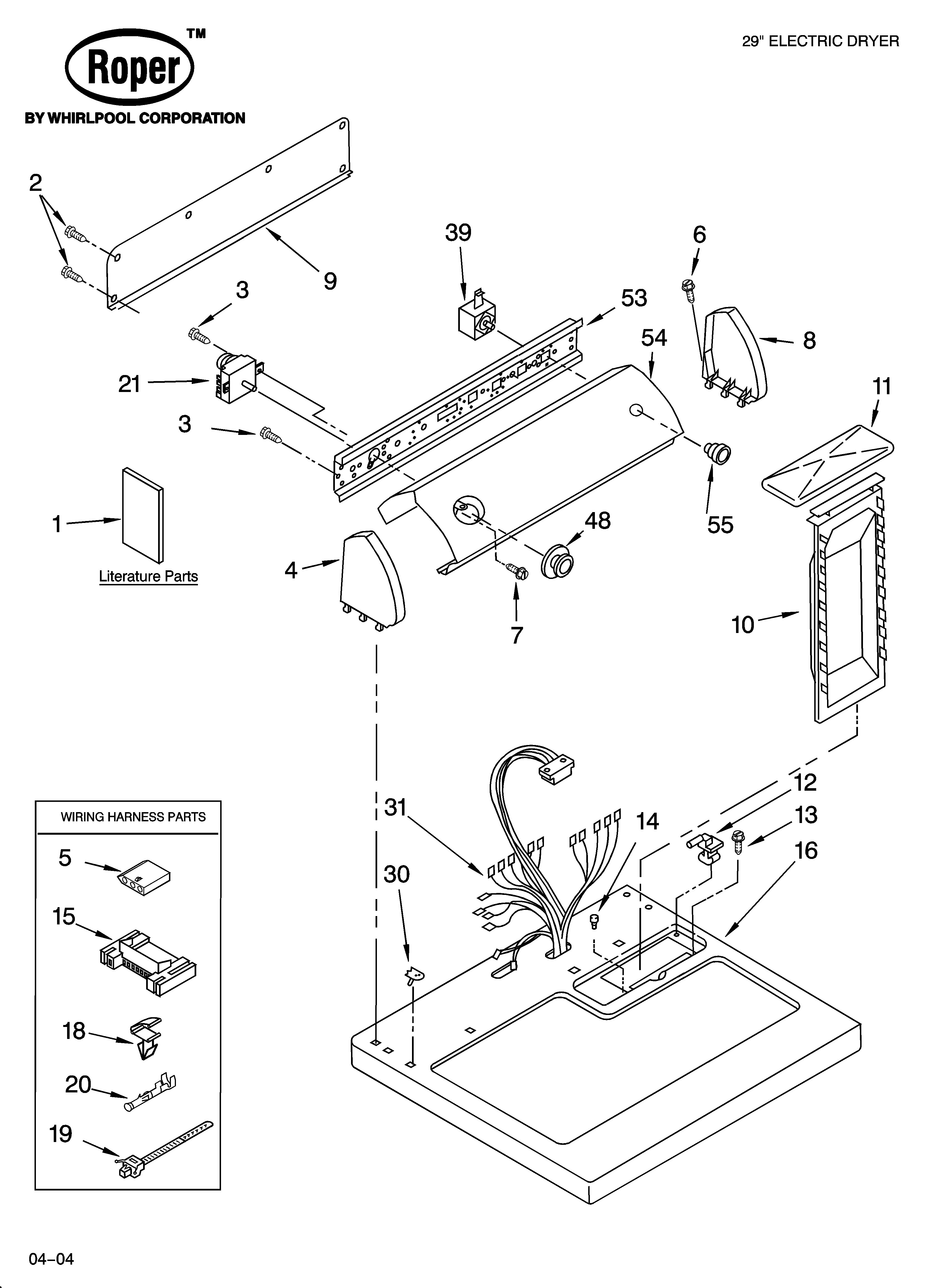 Top and console parts optional parts (not included)