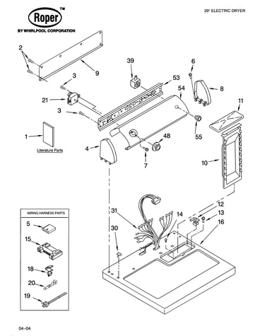 Top and console parts optional parts (not included)