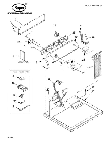 Top and console parts