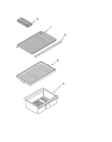 Shelf parts, optional parts (not included)