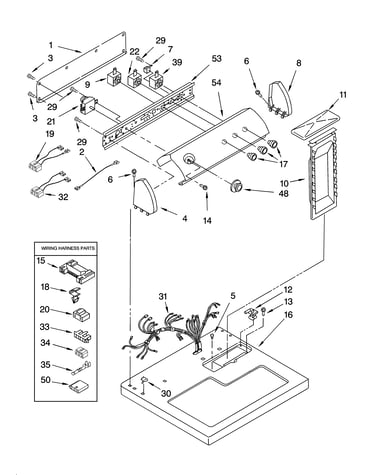 Top and console parts, and optional parts (not include